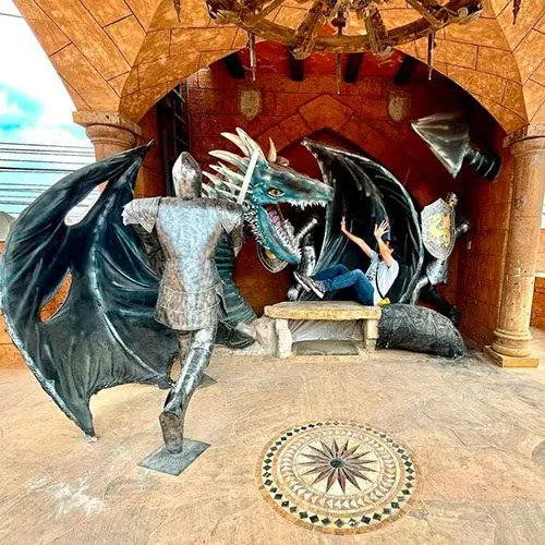 Interior del castillo